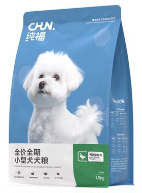 纯福小型犬粮鸭肉梨配方