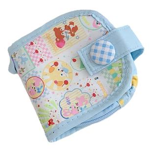 零钱包女小可爱韩国ins风闪粉碎花儿童硬币收纳包卡包耳机包学生