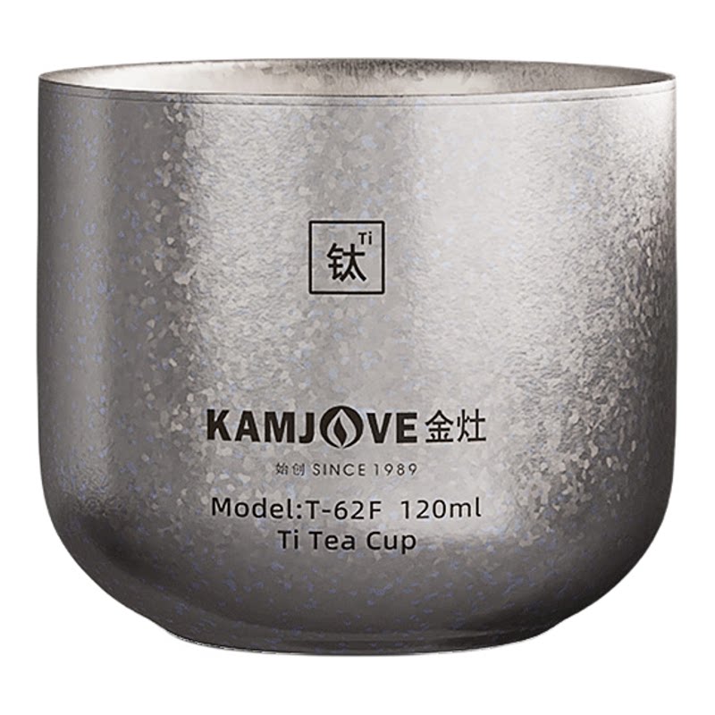 金灶全钛茶杯户外个人喝茶专用杯