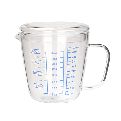 耐高温玻璃量杯儿童带刻度微波炉