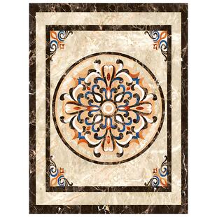 高级感新中式地垫入户门垫PVC可擦洗皮革脚垫门口进门厨房防滑垫