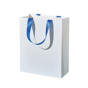 礼品袋高级感白色手提袋生日礼物袋伴手礼袋服装包装袋可定制logo