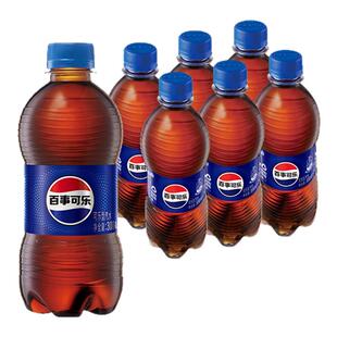 Pepsi百事可乐7喜美年达碳酸饮料瓶装汽水300ml*6迷你瓶mini整箱