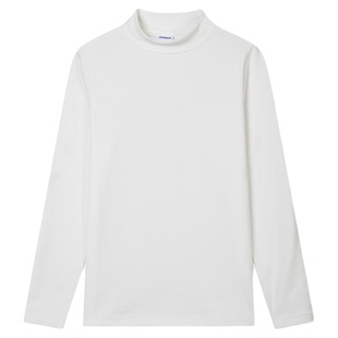 HSAY两件装 秋冬德绒中高领加绒加厚长袖T保暖双面绒男女打底衫