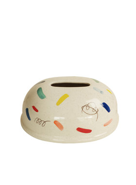 纳茉彩绘陶瓷纸巾盒抽纸盒装饰品
