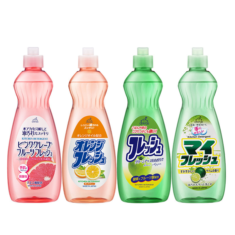 日本进口awas火箭洗洁精香橙味