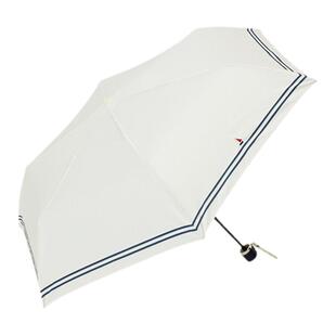 日本because短柄彩胶遮阳伞雨伞 日本超轻三折遮光降温晴雨两用