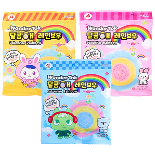 Wonder Tok彩虹棉花糖韩国进口儿童糖果零食年货网红软糖高颜值糖