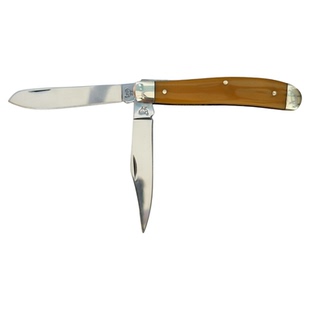 索林根双鸡口袋刀锋利高硬度小刀便携带随身无锁折叠刀家用水果刀