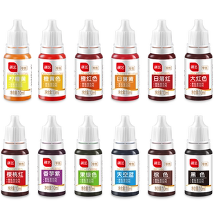 展艺可食用色素奶油蛋糕裱花调色柠檬黄儿童实验烘焙专用圣诞装饰