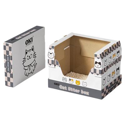 超大一次性月抛猫砂盆20斤也能用