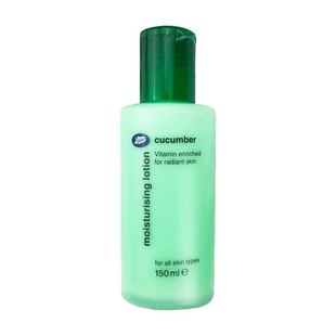 泰国Boots小黄瓜维他命深层保湿黄瓜乳液150ml补水