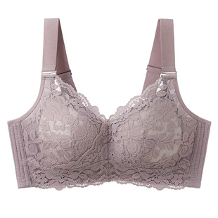 美思调整型内衣女大胸显小胸无钢圈收副乳防下垂矫正文胸罩夏季薄