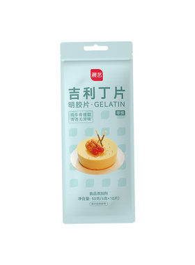 展艺吉利丁片食用明胶奶酪棒原料