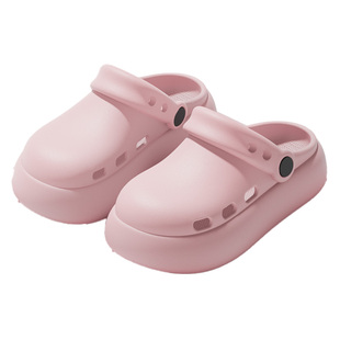 厚底洞洞鞋女夏外穿居家室内防滑时尚百搭海边沙滩包头凉拖鞋女款