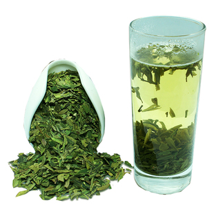 现货2025年新茶叶明前龙井茶片碎茶心500g散装春茶绿茶浓香型