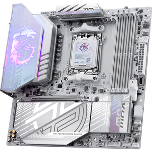 MSI/微星B850M EDGE TI MAX WIFI刀锋钛台式电竞主板支持9850X3D