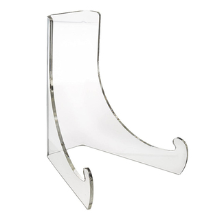 亚克力支架装饰盘圆盘子博物馆古董盘架托茶饼书本展示架盘子托架