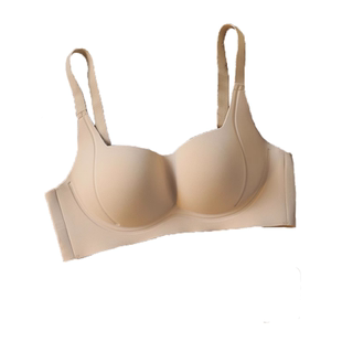 无痕云感裸感内衣女聚拢小胸上托防下垂软支撑无钢圈收副乳文胸罩