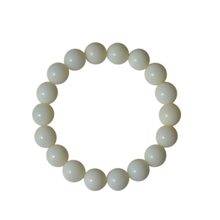 天然菩提根高密顺白圆珠单圈手串菩提佛珠念珠手链文玩男女绕指柔