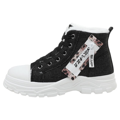 布鞋男女款加绒女休闲学生板鞋