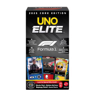 UNO Elite F1赛车珍藏系列纸牌聚会游戏桌游卡Uno毫不留情扑克牌