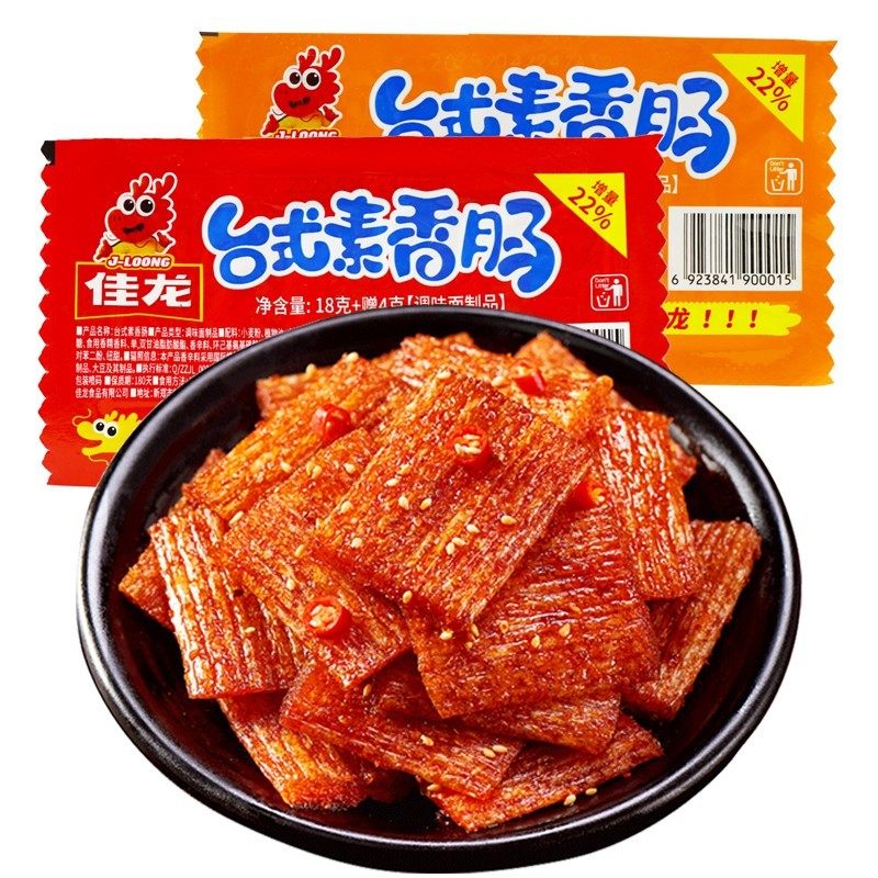 佳龙台式素香肠劲道怀旧亲亲辣片