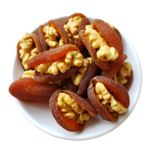 树上风干杏新疆杏子抱抱果500g杏脯夹核桃仁杏包仁吊干杏肉夹果仁