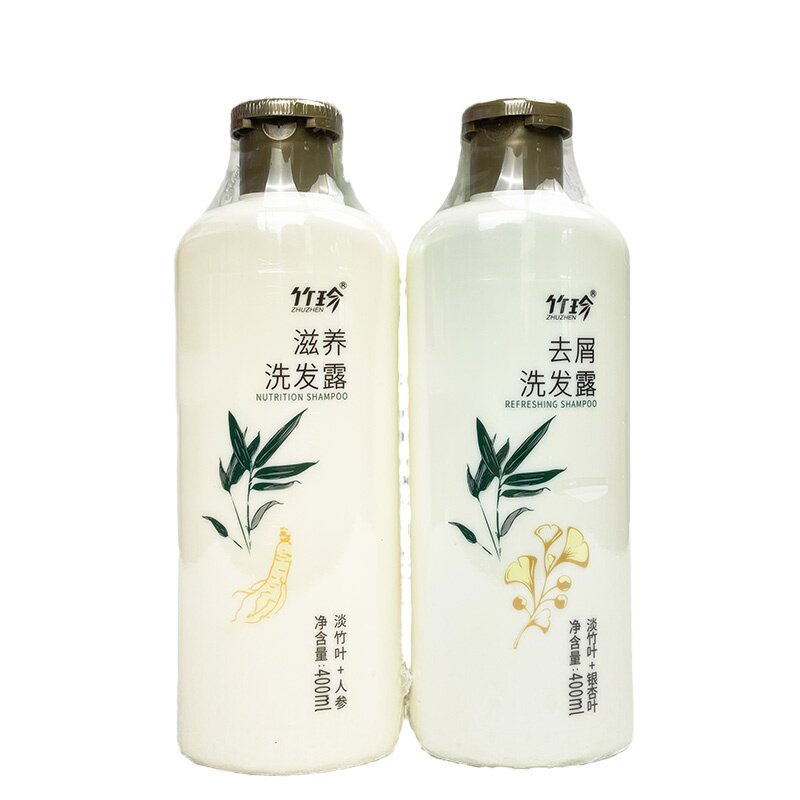 竹珍滋养调理洗发露清爽去屑洗发水400ml烟台新时代临期特价