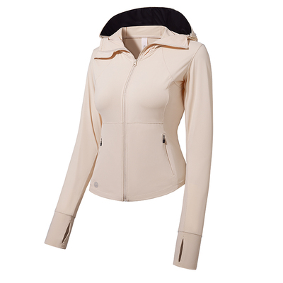 稻草人夏季修身型防晒衣女士UPF100+防紫外线显瘦收腰健身瑜伽服