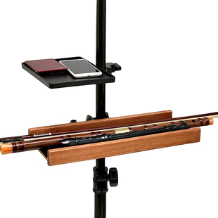 乐谱架托盘置物声卡直播收纳配件扩展调音台架固定多功能琴曲谱台