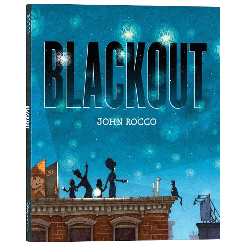 英文原版绘本 Blackout 停电以后 凯迪克银奖 沟通情感的经典图画书 呼吁家长多花时间陪伴孩子 亲情 英文版
