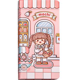 小麻薯手账本weeks网红方格本周计划手帐套装本子一整本小麻手杖网格内页儿童女孩少女心女生可爱风新款week