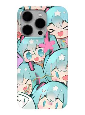 fufu初音未来适用iPhone17promax手机壳华为mate80苹果16新款小米15红米k80硬壳OPPOReno15爆款卡通菲林软壳