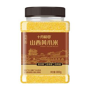 十月稻田山西黄小米罐装五谷杂粮粗粮小黄米小米粥早餐粥官方旗舰