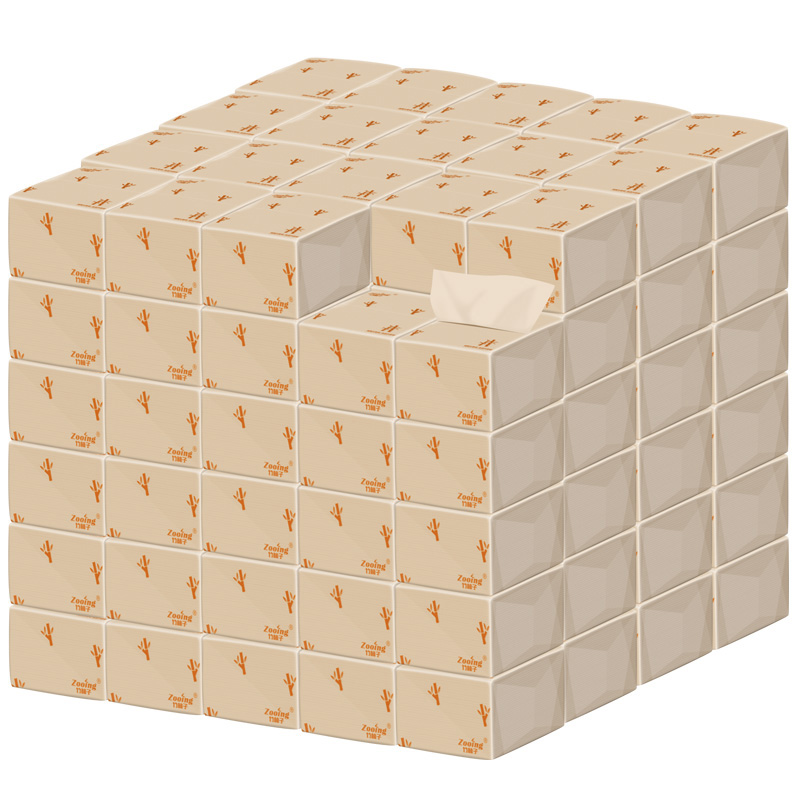 竹林子50包正方形小抽纸餐巾纸整箱面巾纸餐厅饭店纸巾卫生纸巾