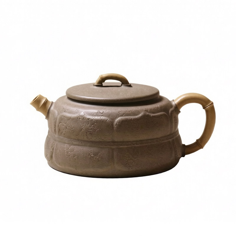 宜兴紫砂壶纯全手工功夫茶具原矿天青老段泥茶壶泡茶精品莲台听松