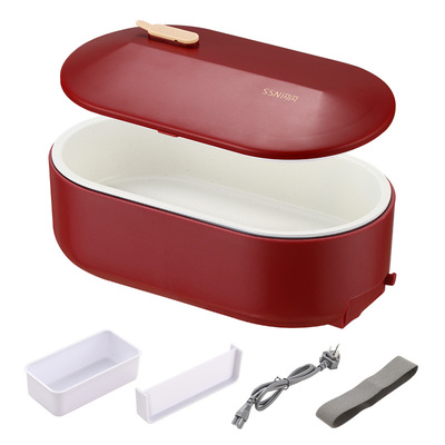 上班族陶瓷内胆插电加热保温饭盒