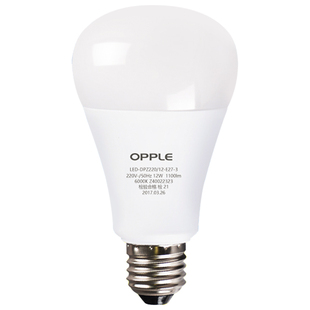 欧普照明LED节能灯泡E27螺口超亮12Wled灯吊灯家用超亮节能护眼灯