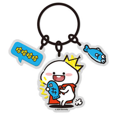 萌力星球钥匙扣挂件亚克力