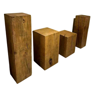 防腐木实木老木头木方房梁木民宿餐厅装饰立柱旧木头碳化柱子