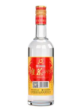 堆花四季红浓香型白酒42度500ml