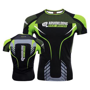 MMA格斗泰拳击服战队搏击短袖俱乐部UFC柔术比赛速干运动T恤定制