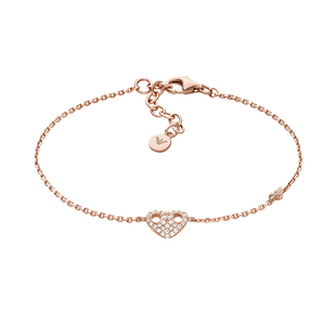 【自营】白鹿同款 Armani阿玛尼LOVE手链女银质轻奢气质女生礼物