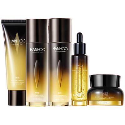 韩后时光鱼子酱紧致抗皱洗面奶精华水乳霜补水保湿化妆品正品男女