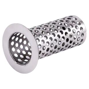 不锈钢厨房下水道防鼠网圆柱形洗衣机PVC管道地漏圆孔过滤网筒