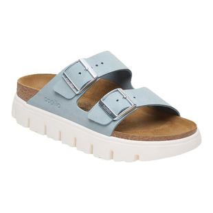 BIRKENSTOCK勃肯德国进口Papillio女款绒面革Arizona厚底双扣拖鞋