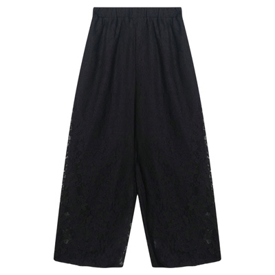 studio CLIP 裤子女2026春季新款休闲蕾丝刺绣宽松花苞裤576940