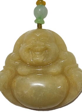 天然翡翠小号宝宝佛吊坠