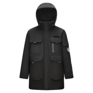 鹅绒森马中国国家地理系列羽绒服男冬90绒子加厚防雨防风发热外套